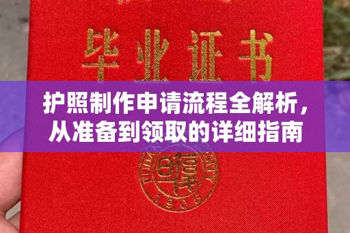 玉山护照制作申请流程全解析，从准备到领取的详细指南